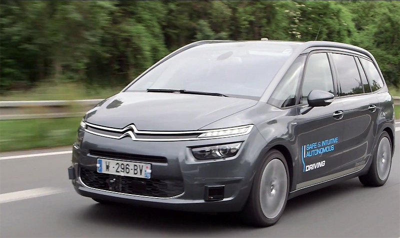 citroen Peugeot autonomous driving